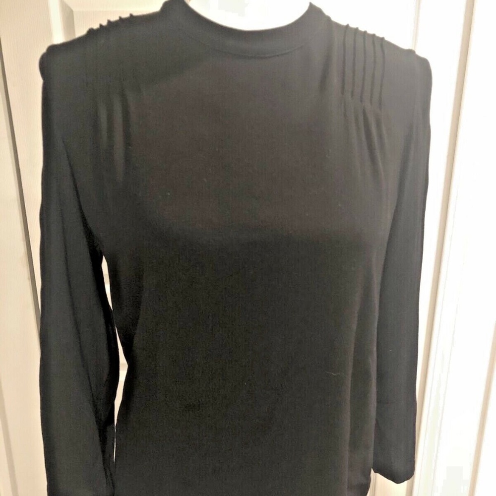 & Other Stories Pleated Trim Tie Back Blouse